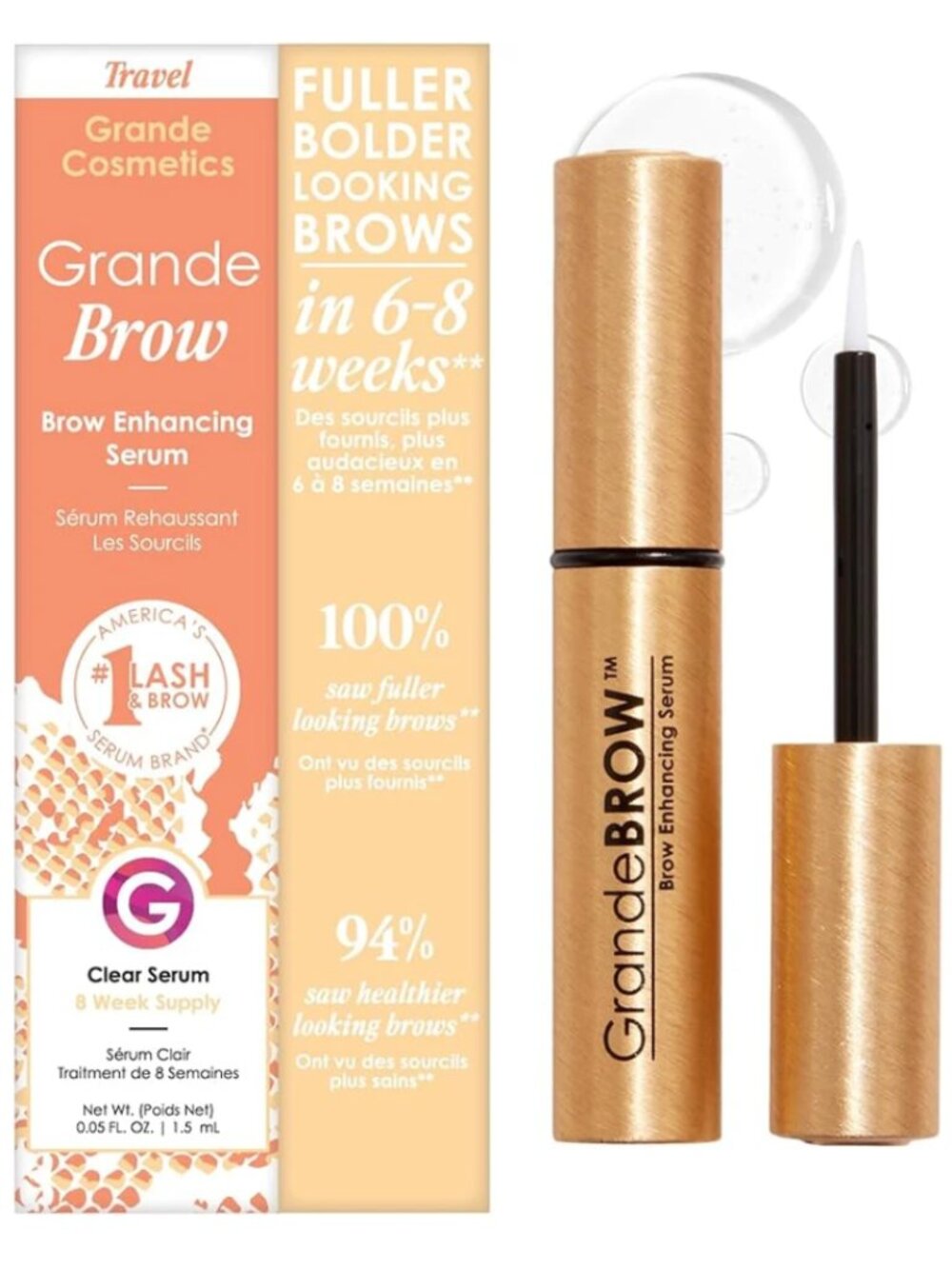 **5/$25** BEAUTY – GrandeBrow Brow Enhancing Serum